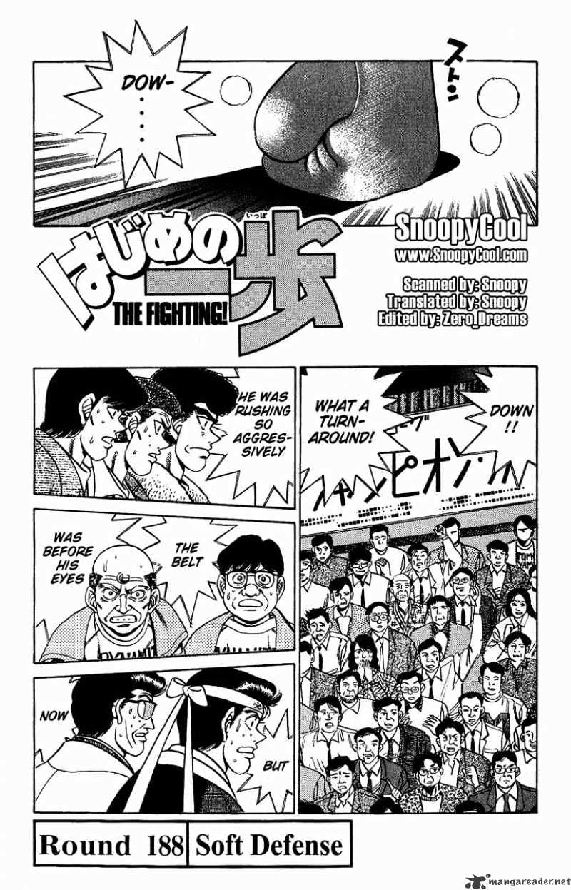 Hajime no Ippo: Fighting Spirit, Chapter 188 image 04
